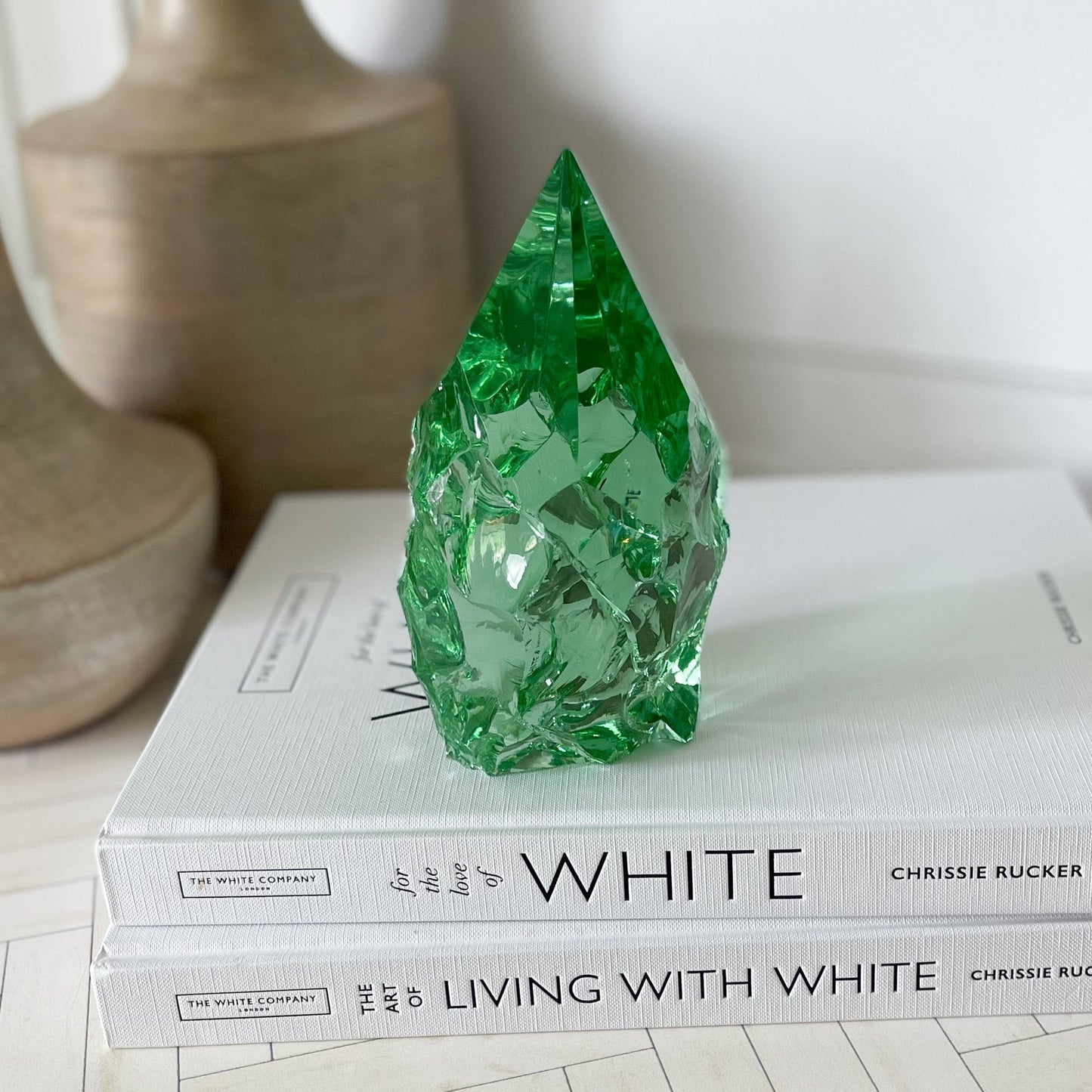 Rustic Green Glass Point