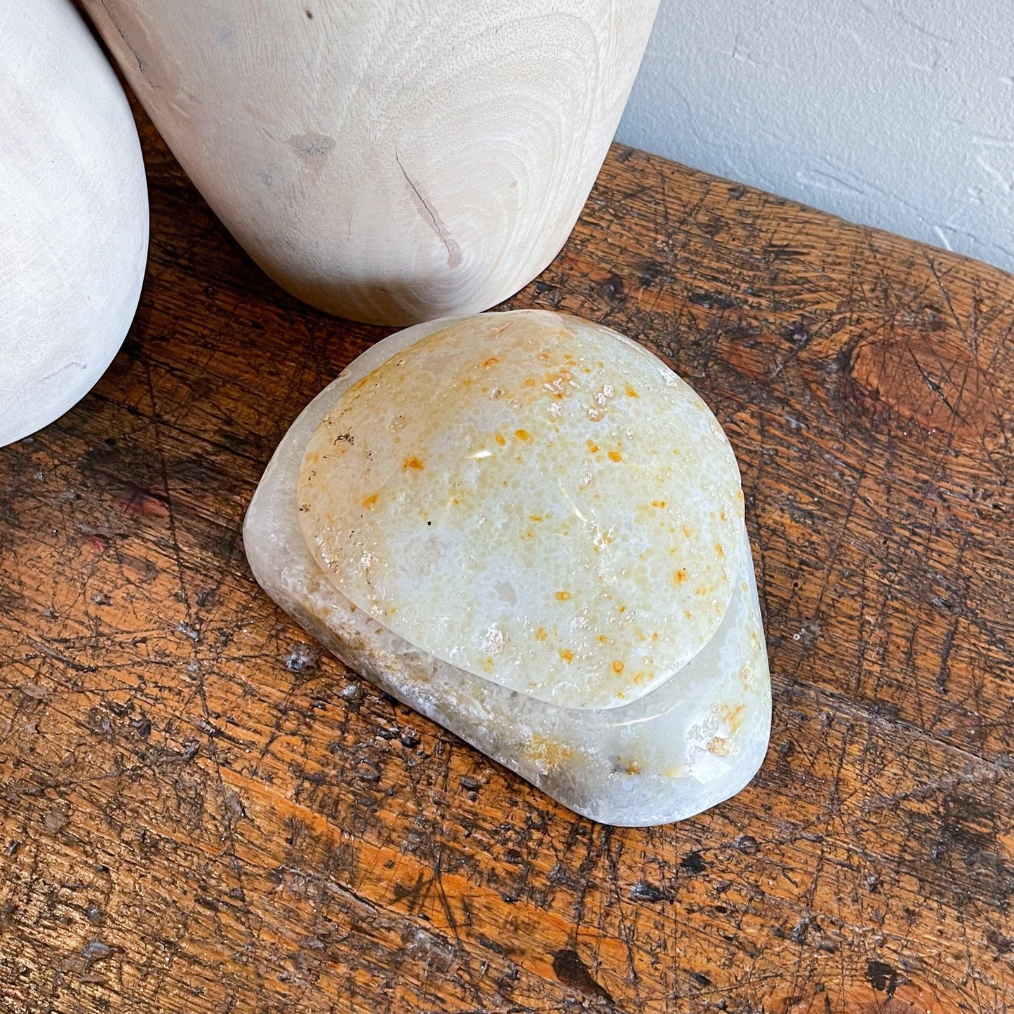 Split Agate Druzy Nodule