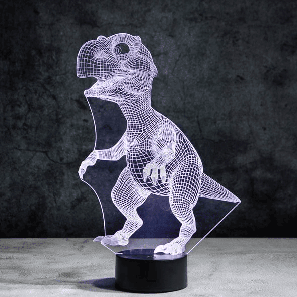 Baby Dinosaur 3D Acrylic USB Led Night Light