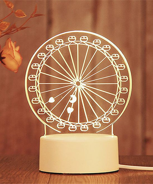 Ferris Wheel 3D Acrylic USB Led Night Light