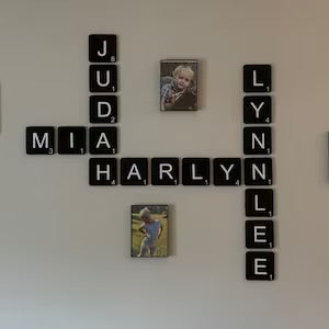 Scrabble Tile Wall Decor