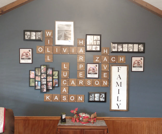 Scrabble Tile Wall Decor