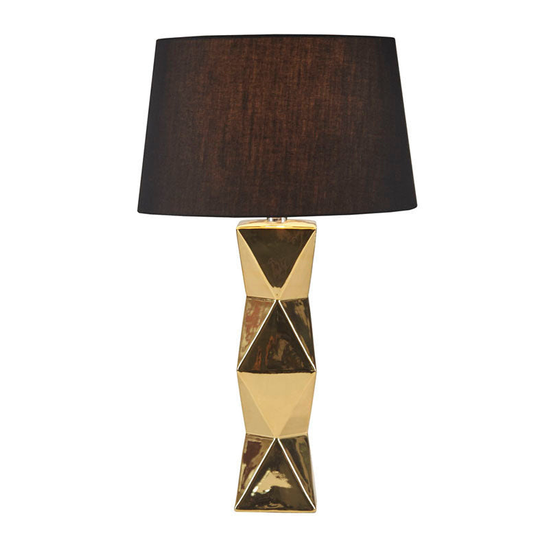 Gold Table Lamp With LED Light