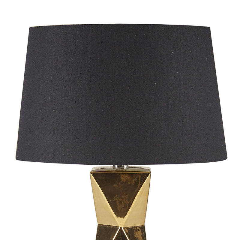 Gold Table Lamp With LED Light