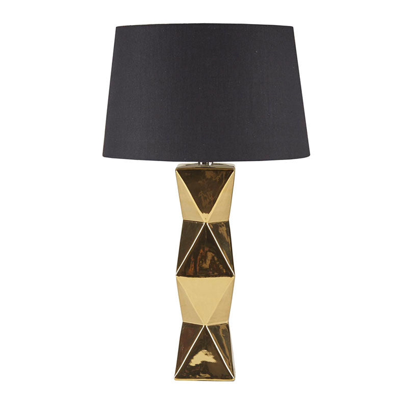 Gold Table Lamp With LED Light