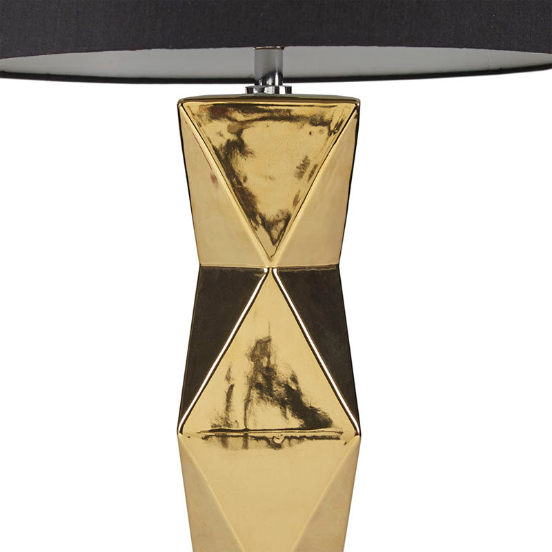 Gold Table Lamp With LED Light