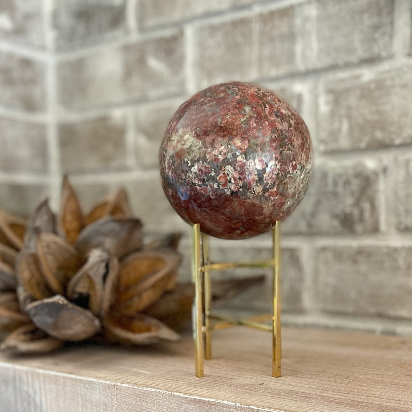 Madagascar Red Opal Sphere