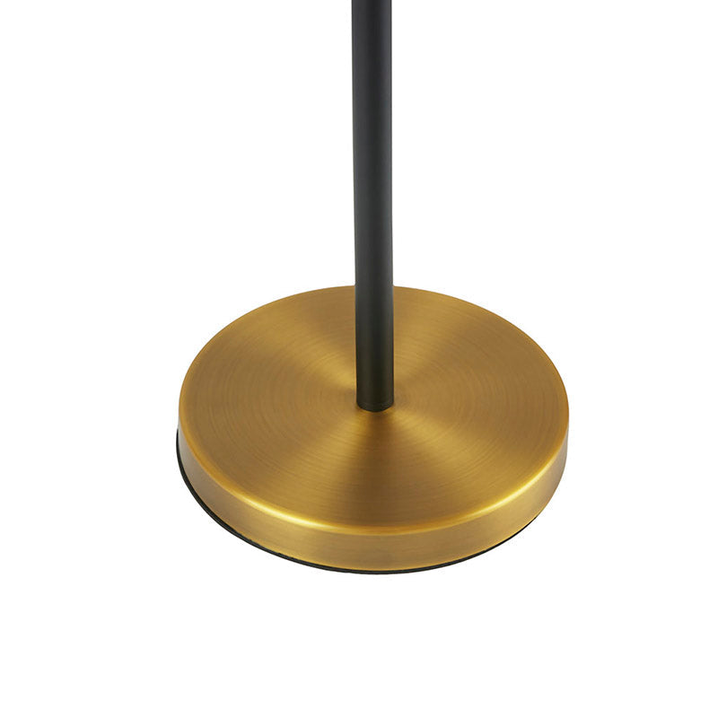 Black Polyester Fabric Lampshade Metal Floor Lamp