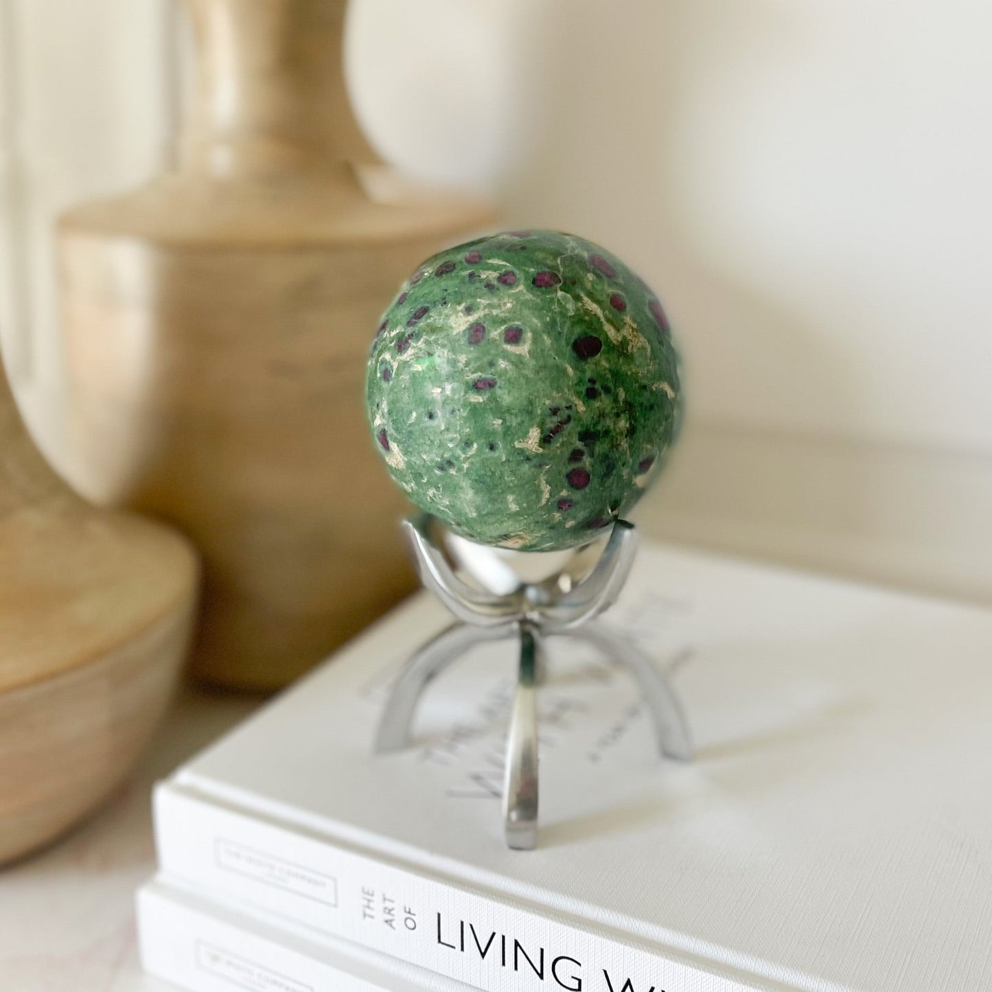 Ruby Fuchsite Sphere