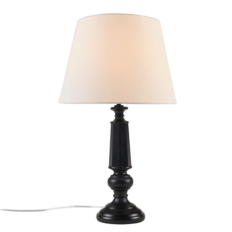 Landsdown Black Faceted Table Lamp