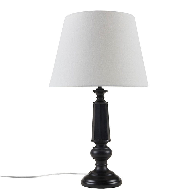 Landsdown Black Faceted Table Lamp