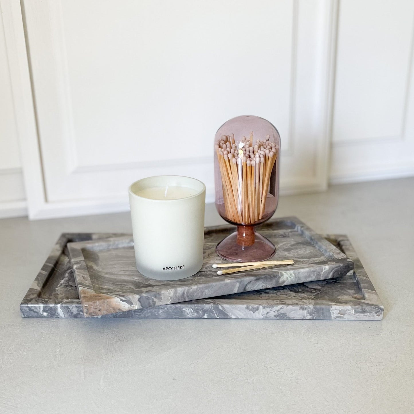 Cappuccino Marble Tray