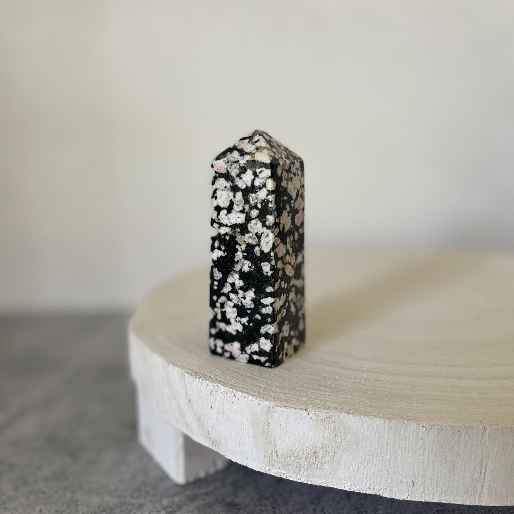 Snowflake Obsidian Tower - Rare Earth Mercantile