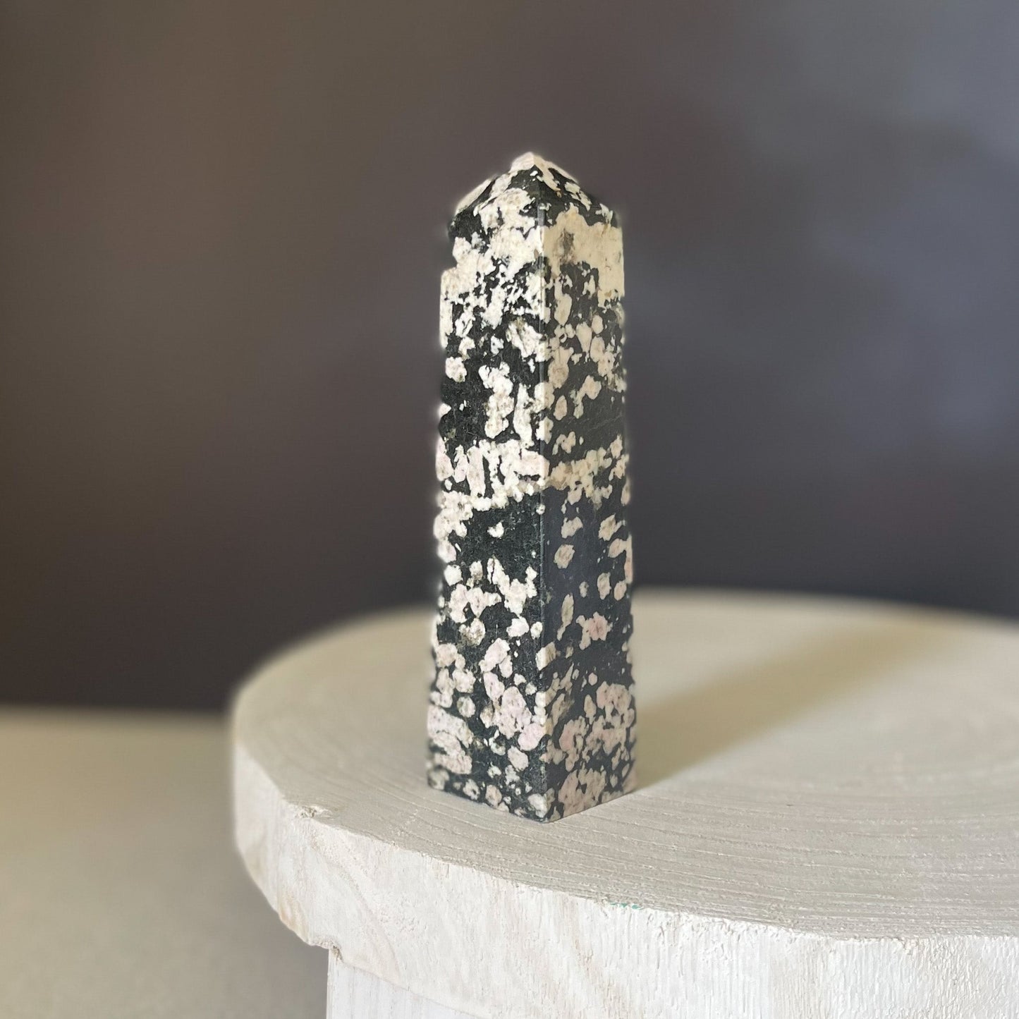 Snowflake Obsidian Tower - Rare Earth Mercantile