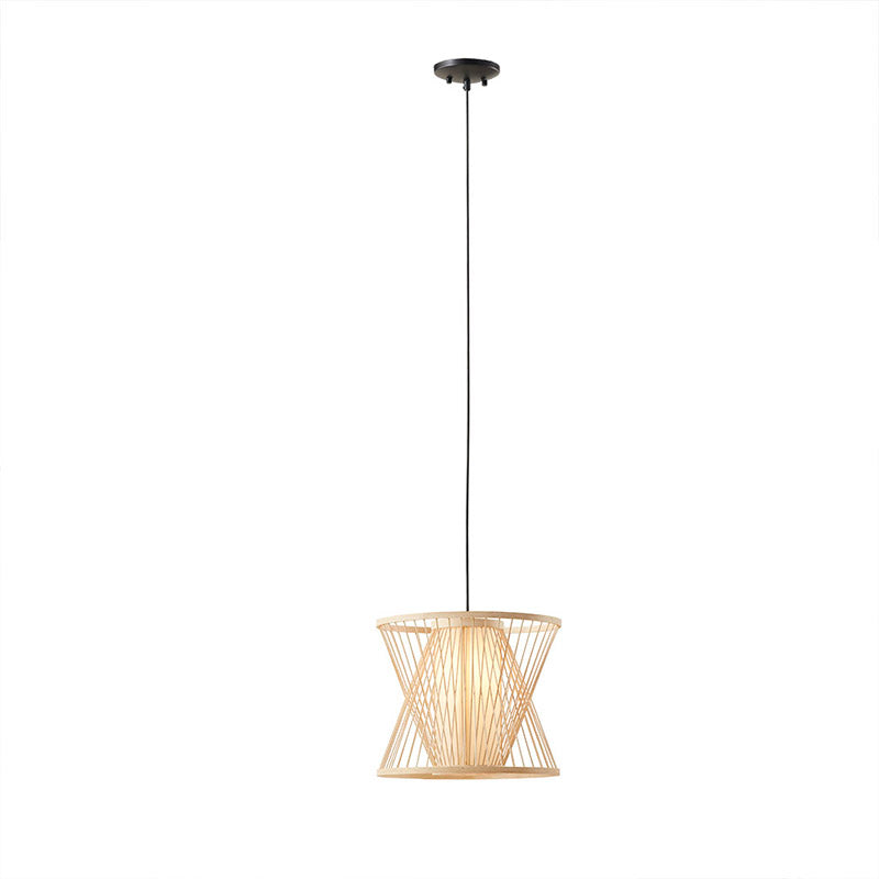 Cylindrical Shape Pendant Light with Adjustable Cord