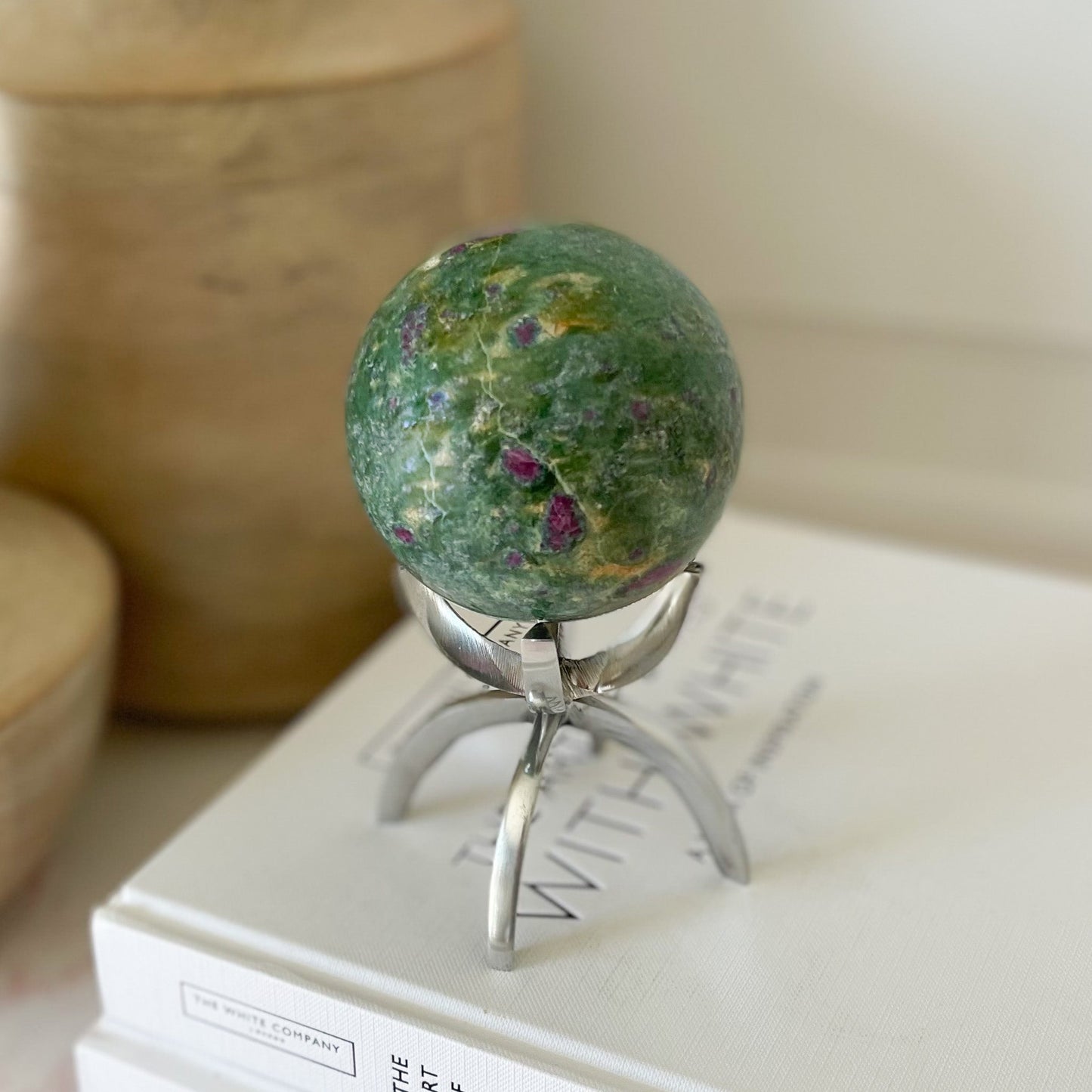 Ruby Fuchsite Sphere