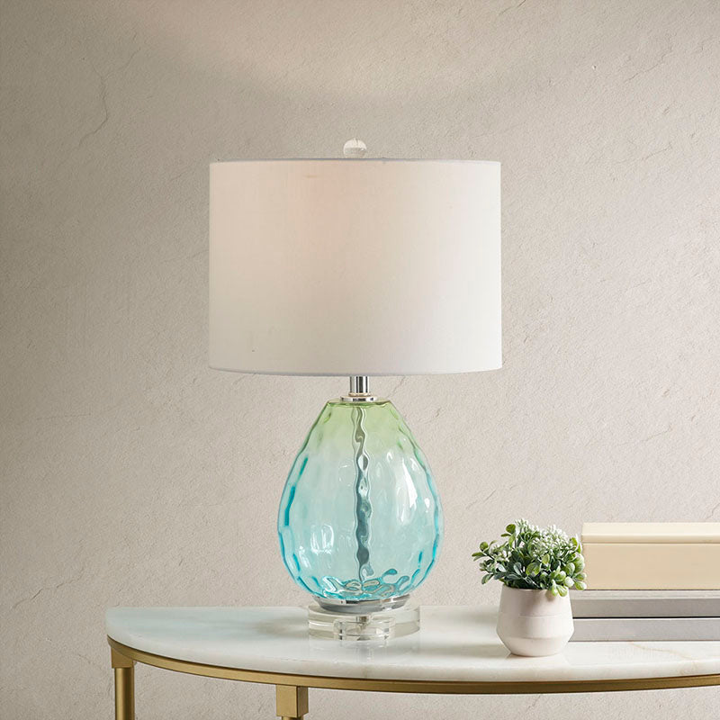 Modern Light Table Lamp with Drum Shade