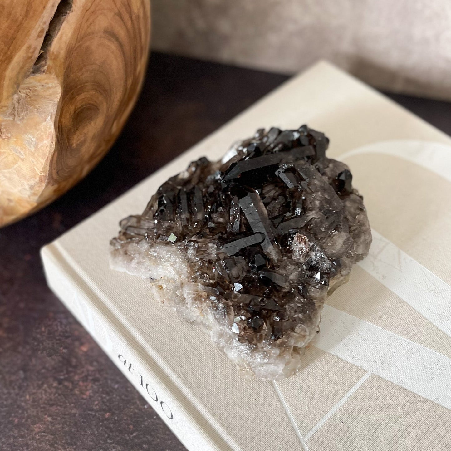 Smoky Quartz Crystal Cluster