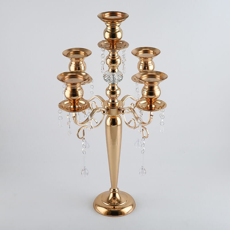 Modern Golden Centerpiece Candle Holder