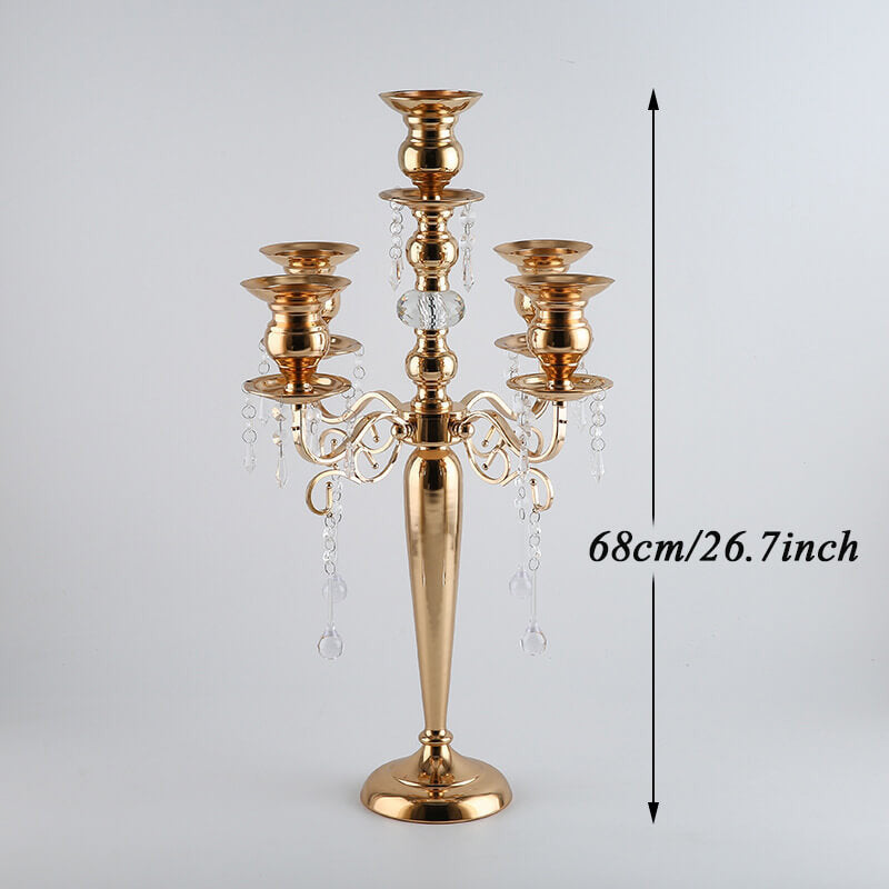 Modern Golden Centerpiece Candle Holder