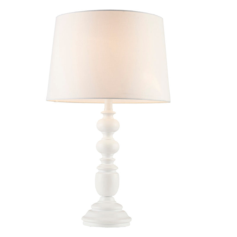 Martha Stewart White Resin Buffet Table Lamp