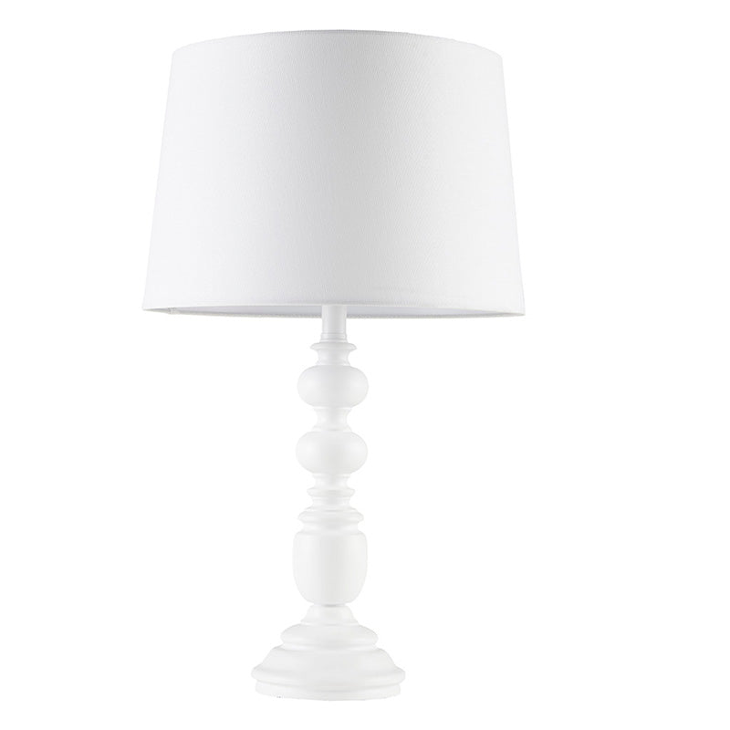 Martha Stewart White Resin Buffet Table Lamp