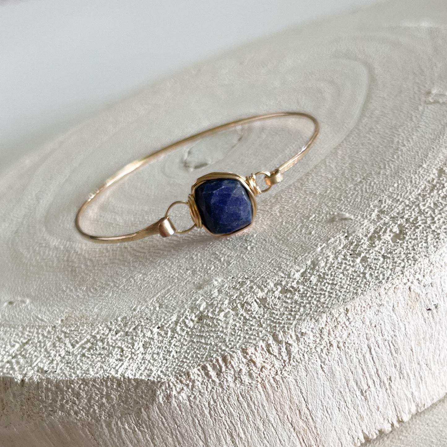 Lapis Lazuli Gemstone Stacking Bracelet