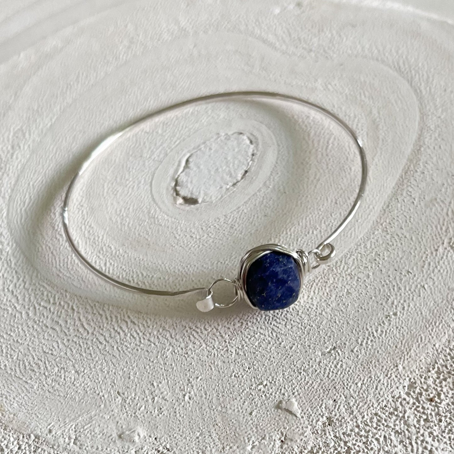 Lapis Lazuli Gemstone Stacking Bracelet