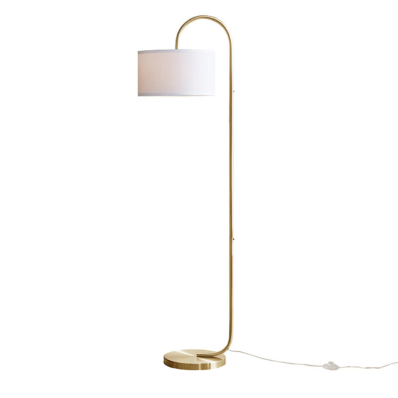 Gold Arched Metal LED Floor Lamp