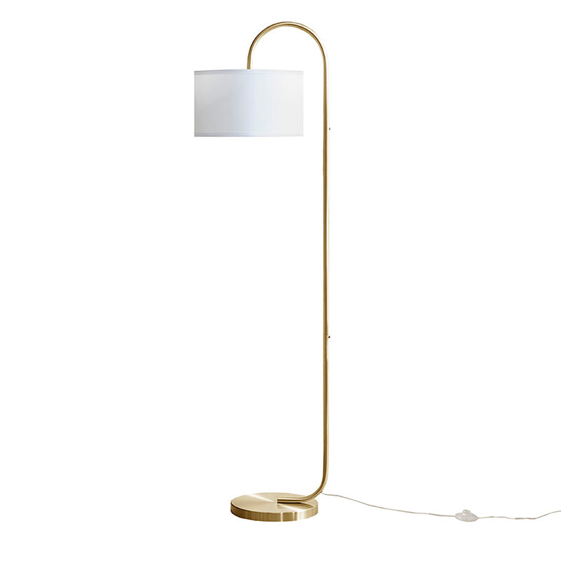 Gold Arched Metal LED Floor Lamp