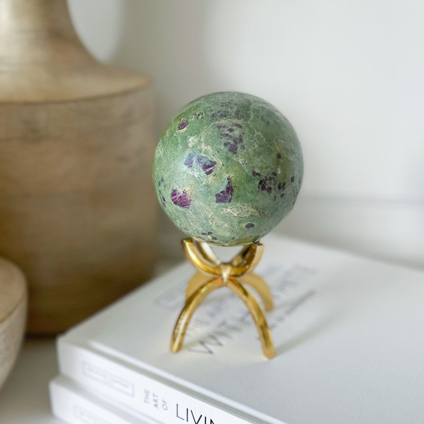 Ruby Fuchsite Sphere