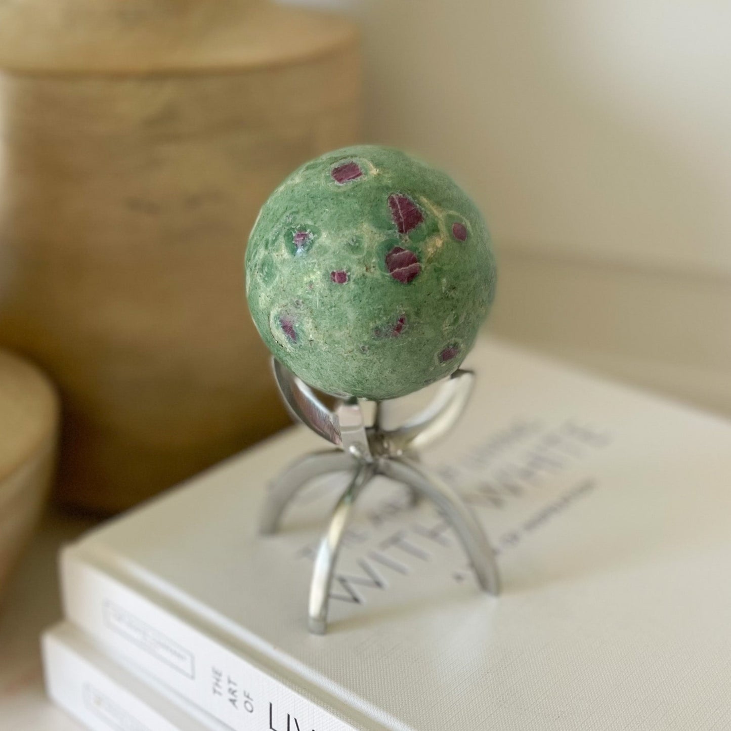 Ruby Fuchsite Sphere