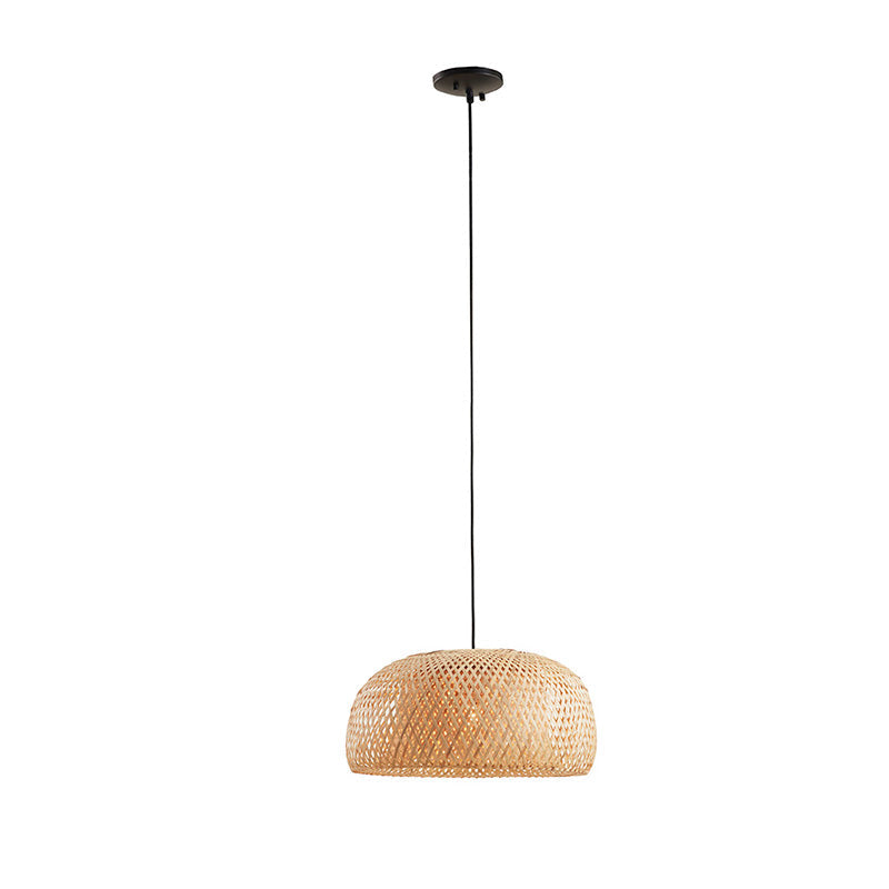 Astrid Bowl Shaped Bamboo Pendant Light