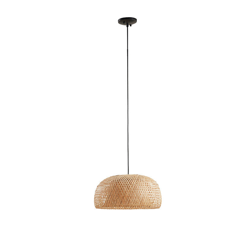 Astrid Bowl Shaped Bamboo Pendant Light