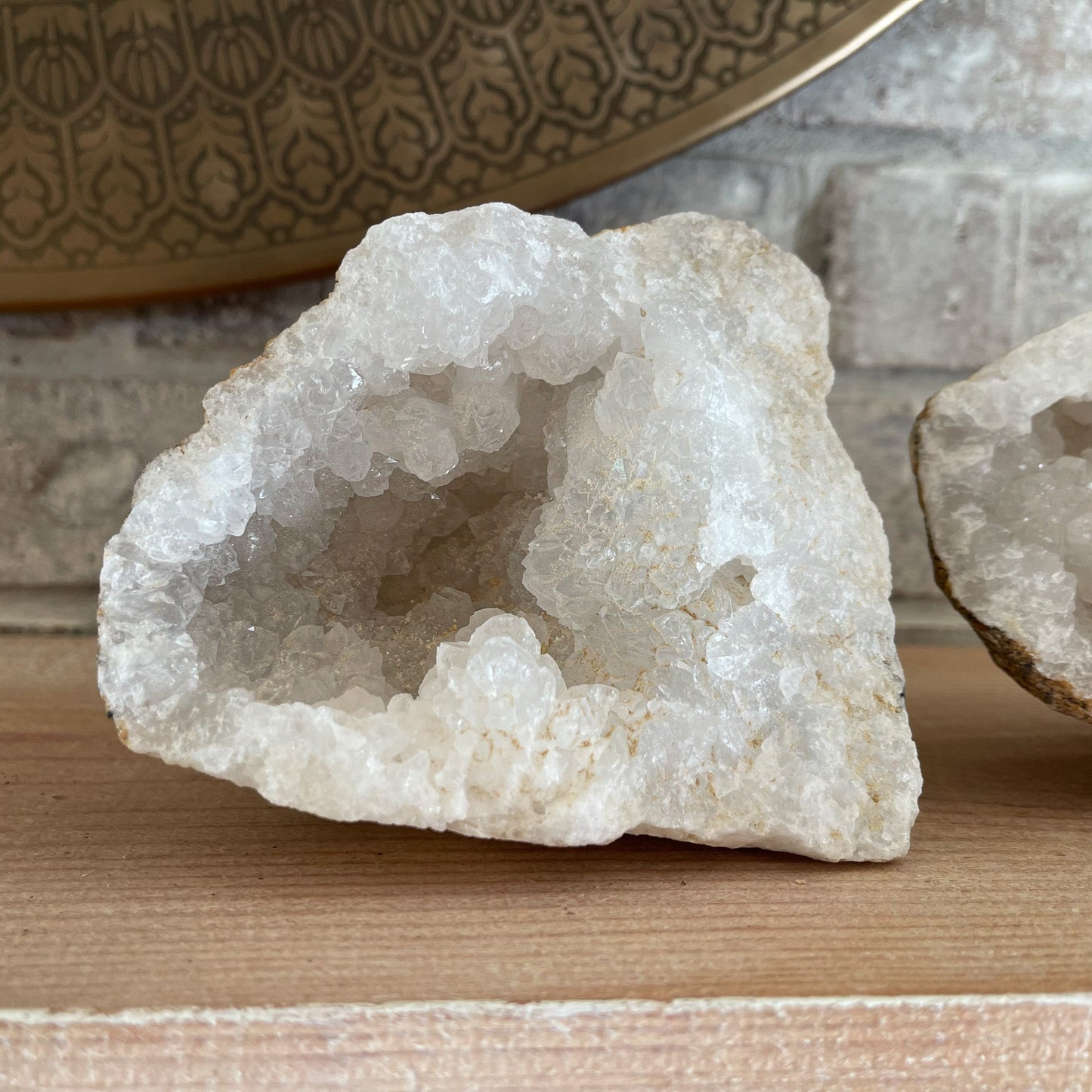 Moroccan Quartz Geode Pair