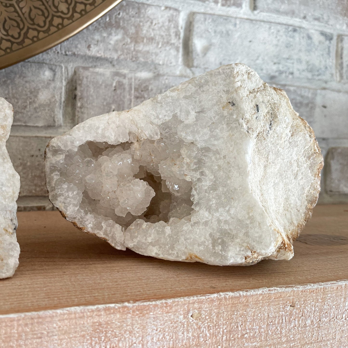 Moroccan Quartz Geode Pair