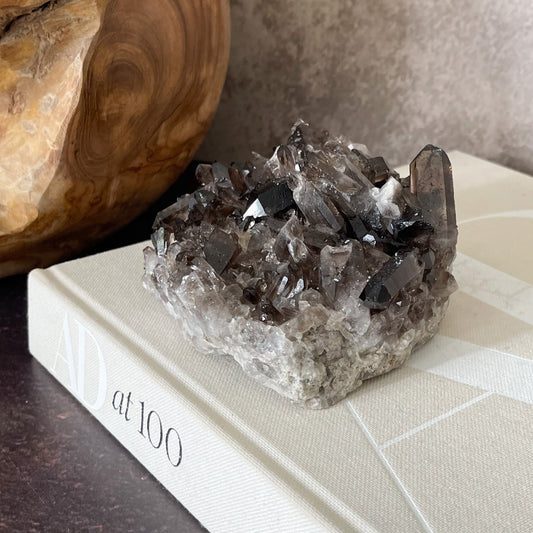 Smoky Quartz Crystal Cluster