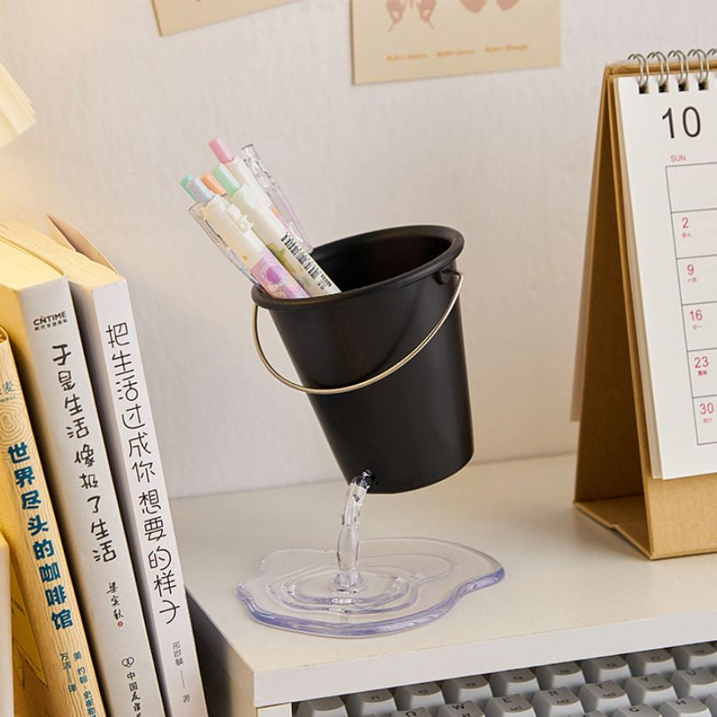 Water Bucket Design Pen Pencil Holder