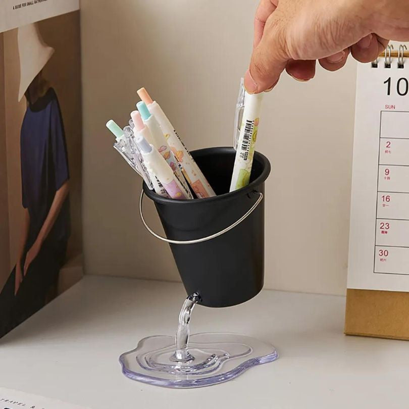 Water Bucket Design Pen Pencil Holder