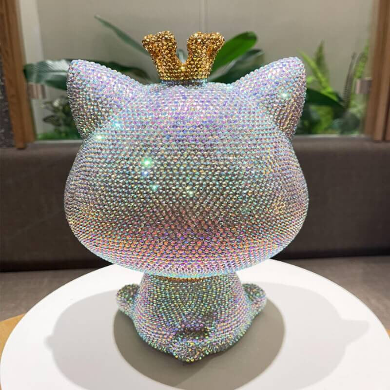 Bling Cat Decorative Storage