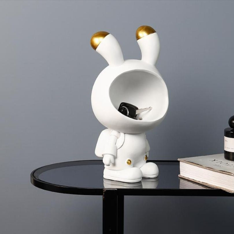 Modern Space Rabbit with Big Mouth Storage