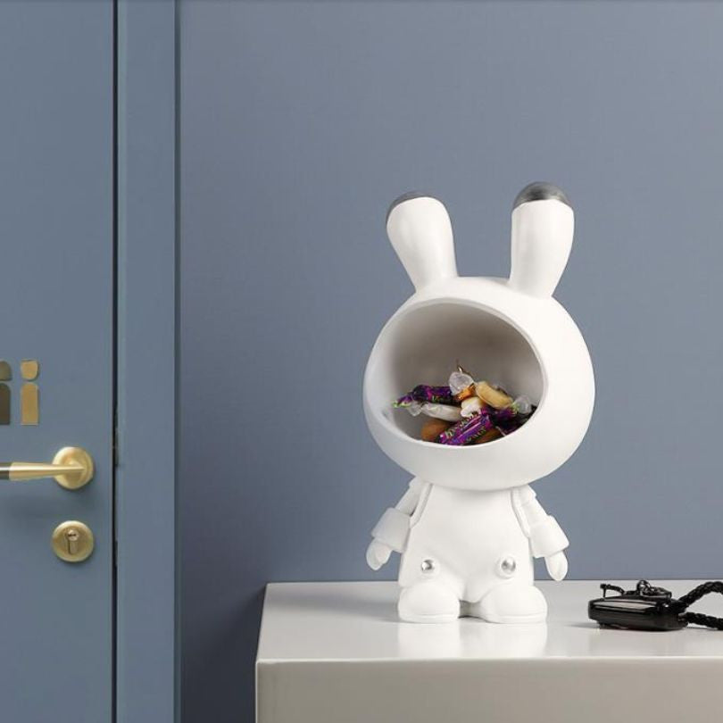 Modern Space Rabbit with Big Mouth Storage