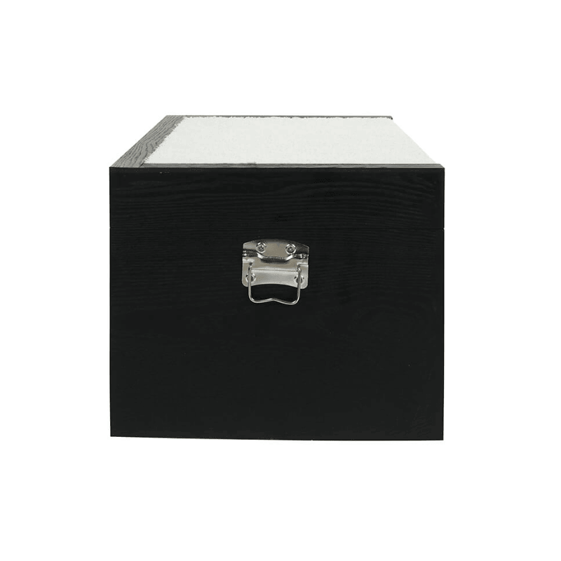 Modern White Faux Fleece Decorative Storage Boxes - Set of 2