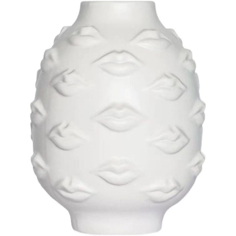 Modern Artistic 3D Lip Print on Plant Pot