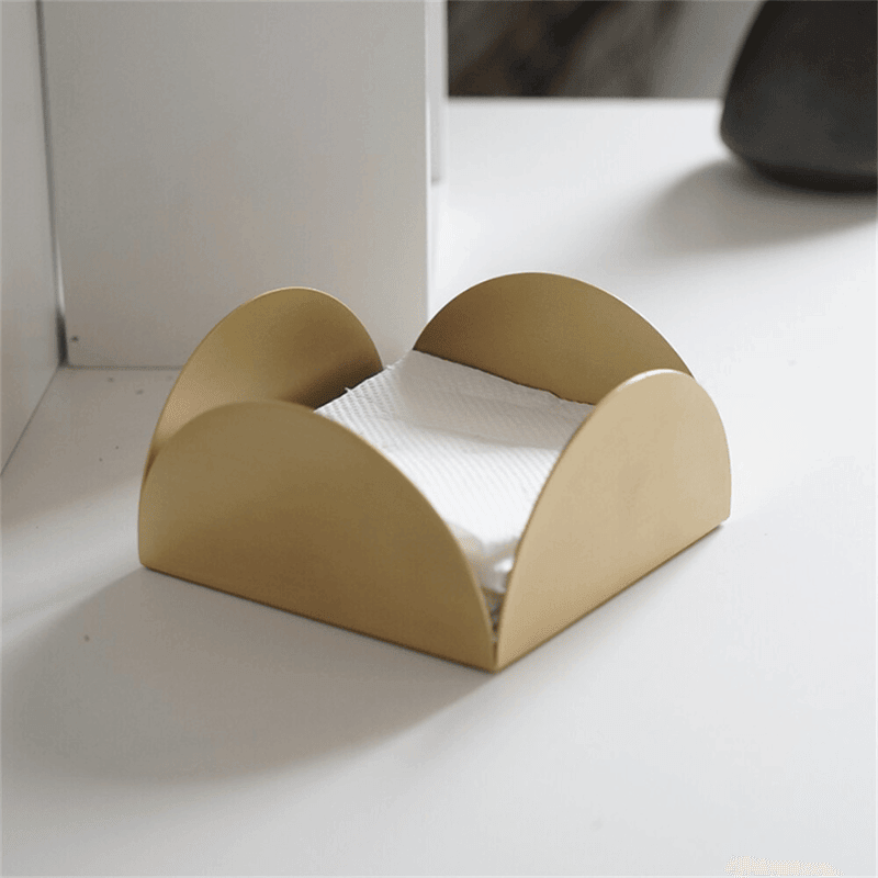 Brass Tissue Tray Box