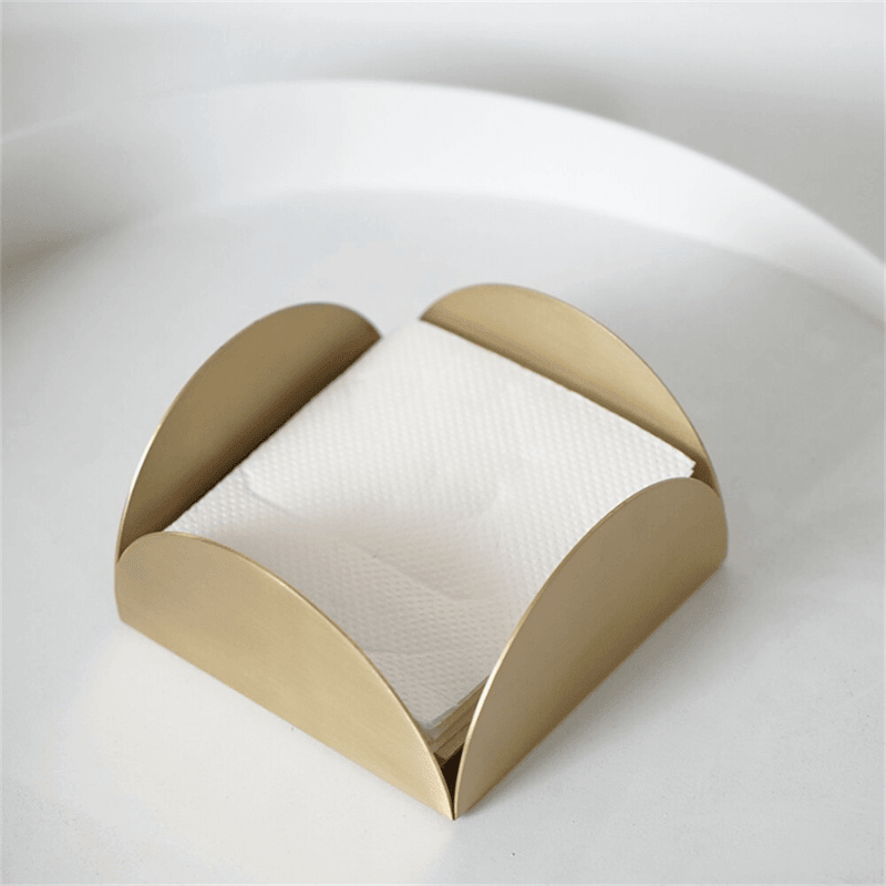 Brass Tissue Tray Box