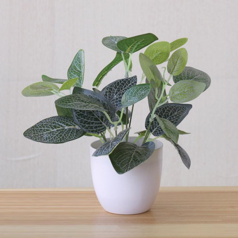 Artificial Plants Leaf Small Simulation Pot