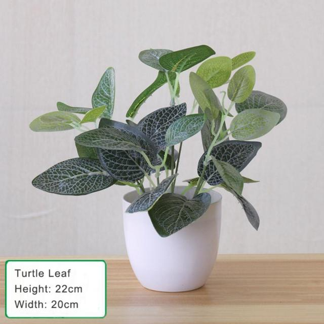 Artificial Plants Leaf Small Simulation Pot