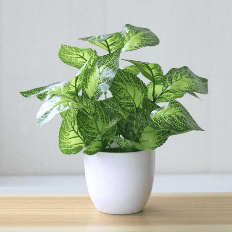 Artificial Plants Leaf Small Simulation Pot