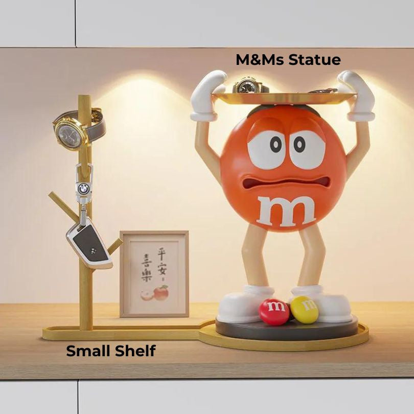 Creative M&Ms Fun Bean Statue with Storage